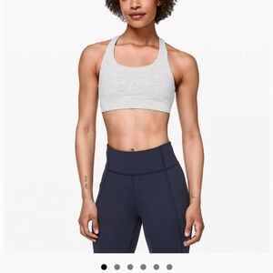 Women's Gray Sports Bra